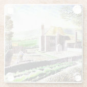Eric Ravilious, Herderwoning, Glazen Onderzetter (Achterkant)