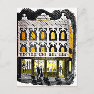 Eric Ravilious - High Street Public House Briefkaart