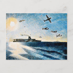 Eric Ravilious - HMS Glorious in Arctic Briefkaart