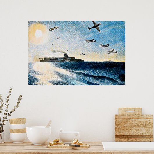 Eric Ravilious - HMS Glorious in Arctic Poster (Keuken)