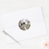 Eric Ravilious - Karavaans, Ronde Sticker (Envelop)