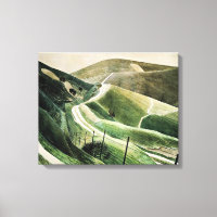 Eric Ravilious - Krijtpaadjes, beroemd kunstwerk