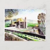 Eric Ravilious kunst, Shepherd's Cottage Briefkaart (Voorkant)