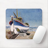 Eric Ravilious - Lifeboot in Adelburgh, Muismat (Met muis)