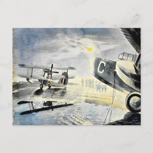 Eric Ravilious - Morning on the Tarmac Briefkaart (Voorkant)