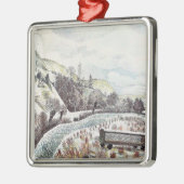 Eric Ravilious - Nieuwjaars Sneeuw, Metalen Ornament (Links)