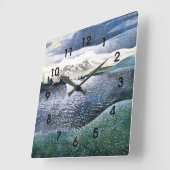 Eric Ravilious - Noorwegen, magie-realistische kun Vierkante Klok (Hoek)