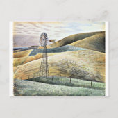 Eric Ravilious painting, Windmill, Briefkaart (Voorkant)