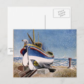 Eric Ravilious - Reddingsboot Briefkaart (Voorkant / Achterkant)