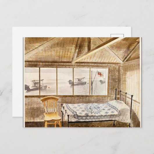 Eric Ravilious - RNAS Sick Bay, Dundee Briefkaart (Voorkant / Achterkant)