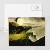 Eric Ravilious - Shelling by Night, fijne kunst Briefkaart (Voorkant / Achterkant)