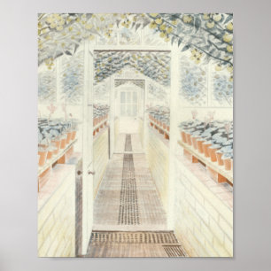 Eric Ravilious The Greenhouse Cyclamen Tomaten Poster