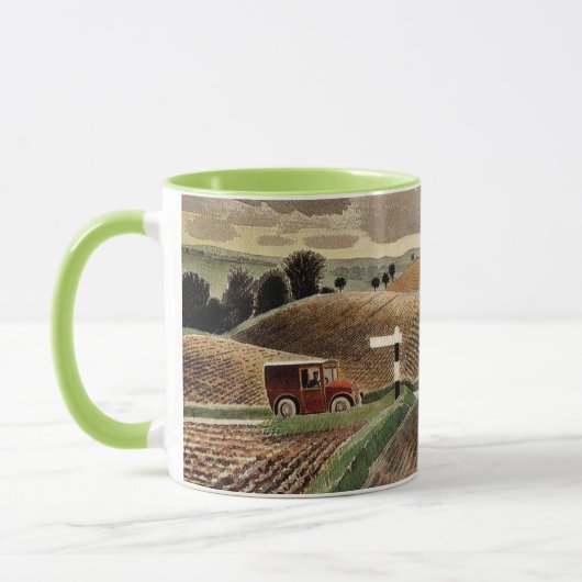 Eric Ravilious-Wiltshire Landscape Mok (Links)