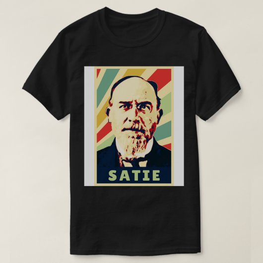 Eric Satie  Kleuren T-shirt (Design voorkant)