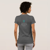 Eric Sawyer Memorial Gray Short-sleeved Women's T-shirt (Achterkant volledig)
