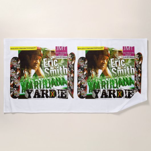 ERIC SMITH. Badhanddoek (Voorkant)