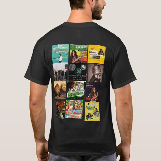ERIC SMITH & THE MIGHTY ROOTS Basic T-shirt met do (Achterkant)