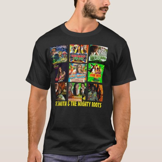 ERIC SMITH TOUR MERCH Basis Donker T-Shirt (Voorkant)