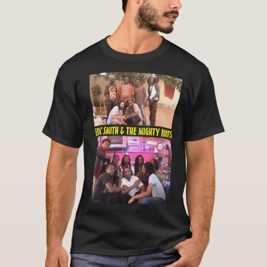 ERIC SMITH TOUR MERCH Basis Donkere T-Shirt (Voorkant)