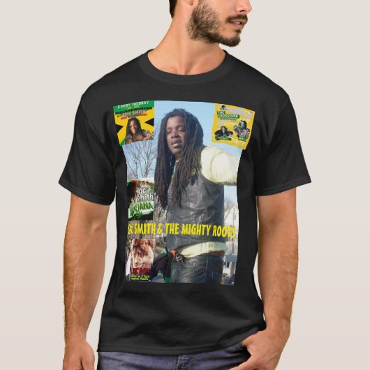 ERIC SMITH TOUR MERCH Basis Donkere T-Shirt (Voorkant)
