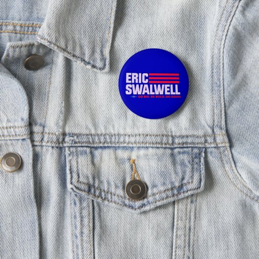 Eric Swalwell 2020 Ronde Button 5,7 Cm (In situ)