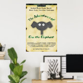 Eric The Elephant Movie Poster (Thuiskantoor)