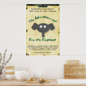 Eric The Elephant Movie Poster (Keuken)