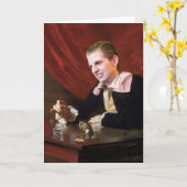 Eric Trump Customizable Anniversary kaart (Gele Bloem)