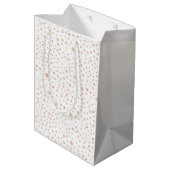 Erica Confetti Watercolor Stippen Cadeautas (Achterkant Gekanteld)