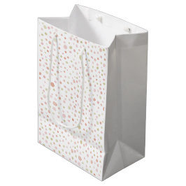Erica Confetti Waterverf Stippen Gift Bag Medium Cadeauzakje