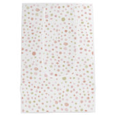 Erica Confetti Waterverf Stippen Gift Bag Medium Cadeauzakje (Achterkant)