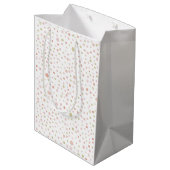 Erica Confetti Waterverf Stippen Gift Bag Medium Cadeauzakje (Achterkant Gekanteld)