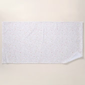 Erica Confetti Waterverf Stippen Strandlaken (Voorkant)