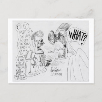 Erica Crooks Comics: Game Show oplichting Feestdagenkaart