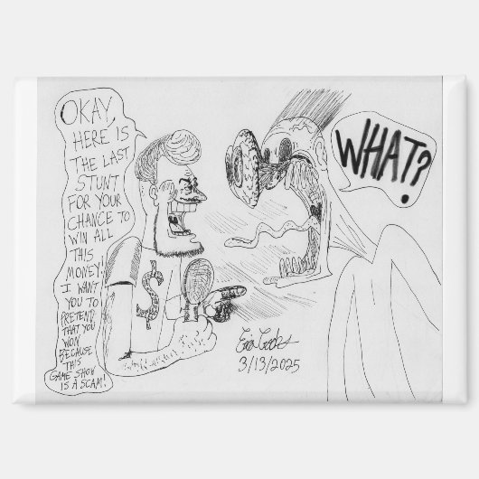 Erica Crooks Comics: Game Show oplichting Magneet (Voorkant)