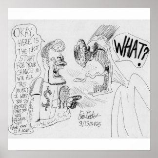 Erica Crooks Comics: Game Show oplichting Poster