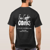 Erica Crooks Comics: Game Show oplichting T-shirt (Achterkant)