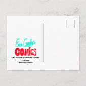 Erica Crooks Comics - Wat zei je net? Briefkaart (Achterkant)
