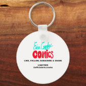 Erica Crooks Comics - Wat zei je net? Sleutelhanger (Achterkant)