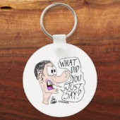 Erica Crooks Comics - Wat zei je net? Sleutelhanger (Voorkant)