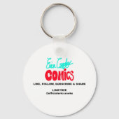 Erica Crooks Comics - Wat zei je net? Sleutelhanger (Achterkant)