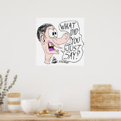 Erica Crooks Comics - What did you just say ? Poster (Keuken)