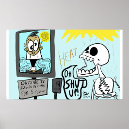 Erica Crooks Comics: Zomer hittegolf / donkere kom Poster
