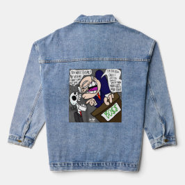 Erica Crooks Comics: Zomerbaan & Slechte Baas Denim Jacket