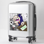 Erica Crooks Comics: Zomerbaan & Slechte Baas Sticker (Koffer)