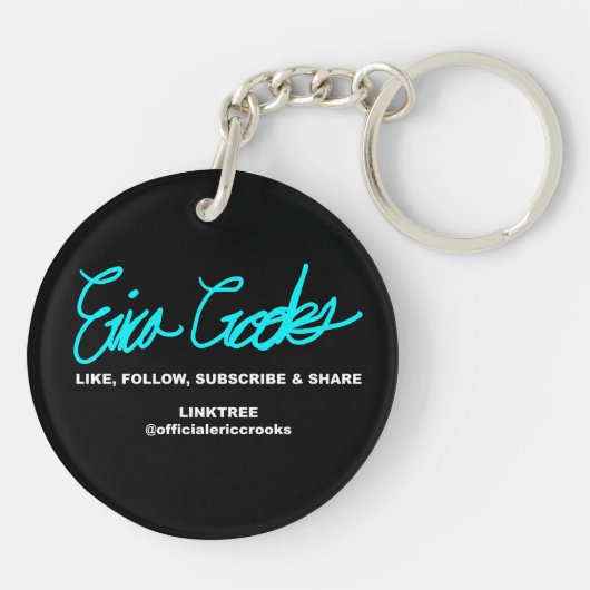 Erica Crooks puppet peace Sleutelhanger (Achterkant)