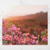 Erica-daphniflora fynbos Wijnlabel Sparkling Wijnetiket (Enkel label)