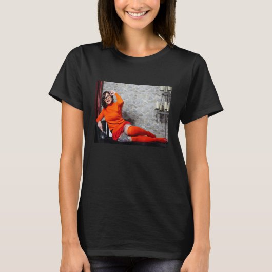 Erica Fett Velma Cosplay T-shirt (Voorkant)