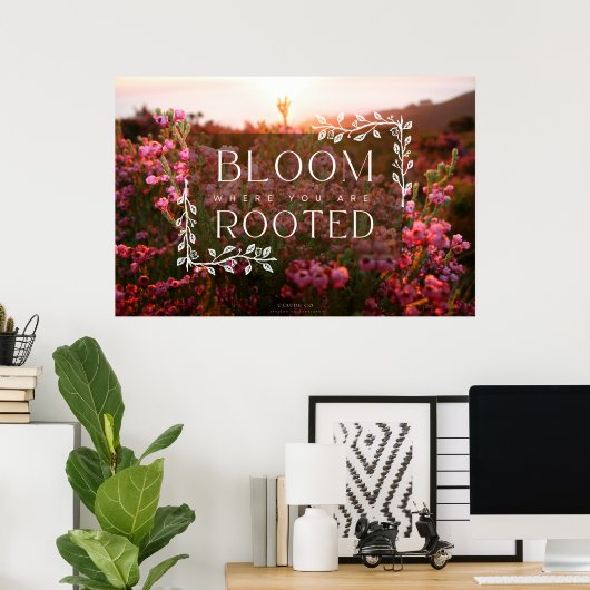 Erica Range Poster - Bloei waar je geworteld bent (Thuiskantoor)