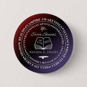 Erica Stevens Brenda K Davies 10 jaar Jubileum Ronde Button 5,7 Cm